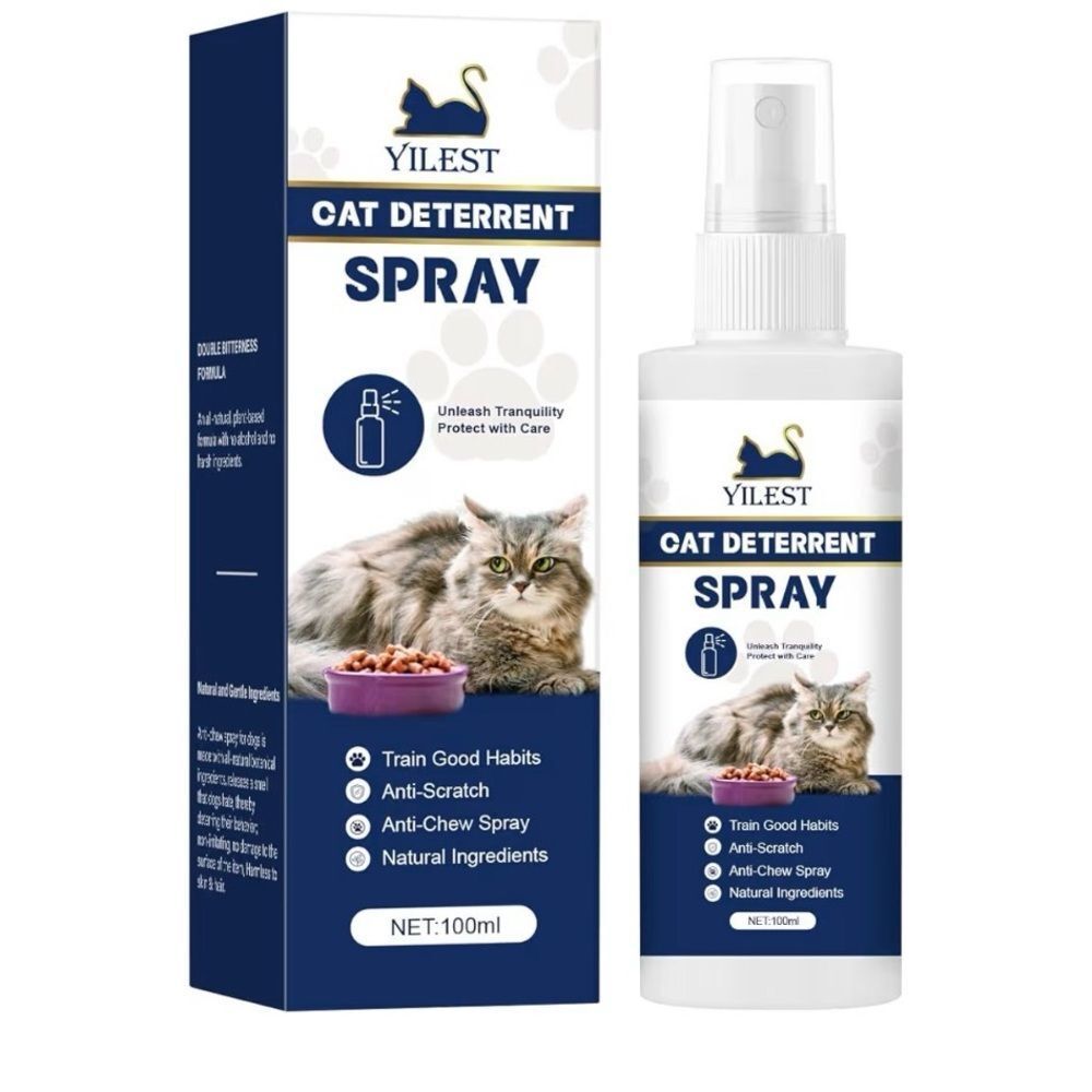 Cat Deterrent Spray - White pack of two